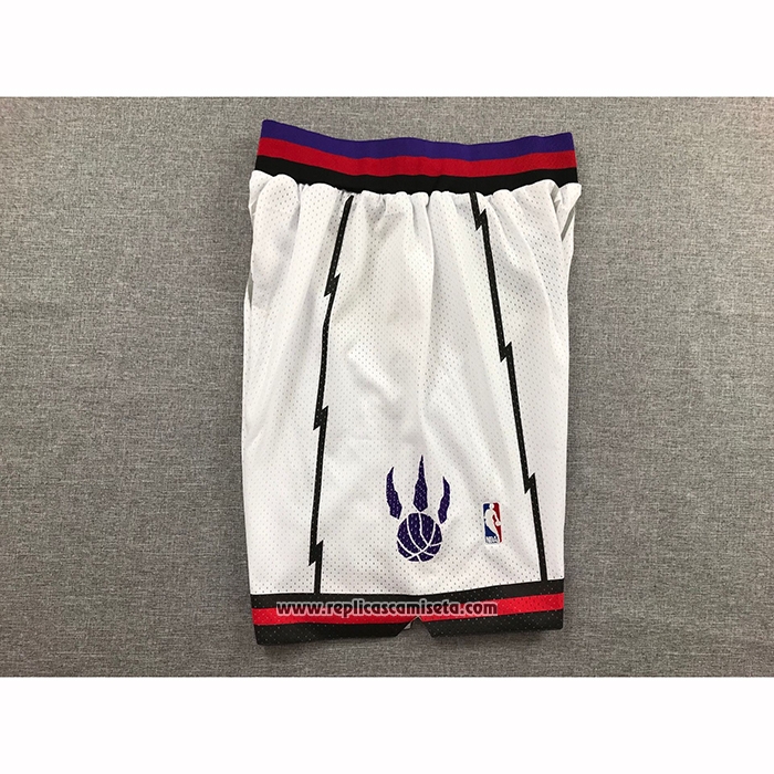 Pantalone Toronto Raptors Mitchell & Ness Blanco